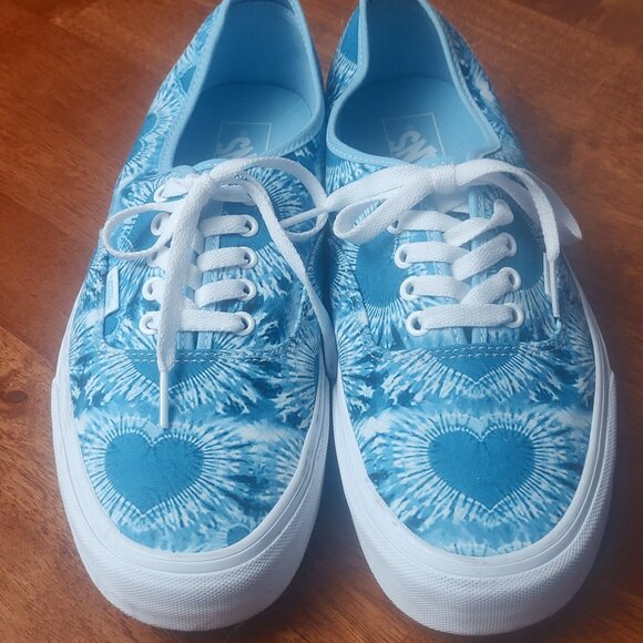 Vans ~ Tie Dye Hearts Limited Edition Sneakers ~ NWOT - Picture 2 of 7